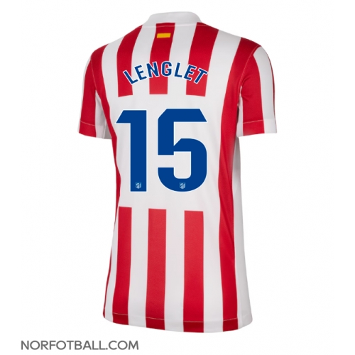 Billige Fotballdrakt Atletico Madrid Clement Lenglet #15 Replika Hjemmedrakt Dame 2025-26 Kortermet Billige Fotballdrakt Atletico Madrid Clement Lenglet #15 Replika Hjemmedrakt Dame 2025-26 Kortermet
